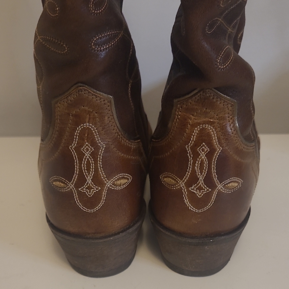 Ariat Brown Western Ankle Boots - Picture 7 of 16
